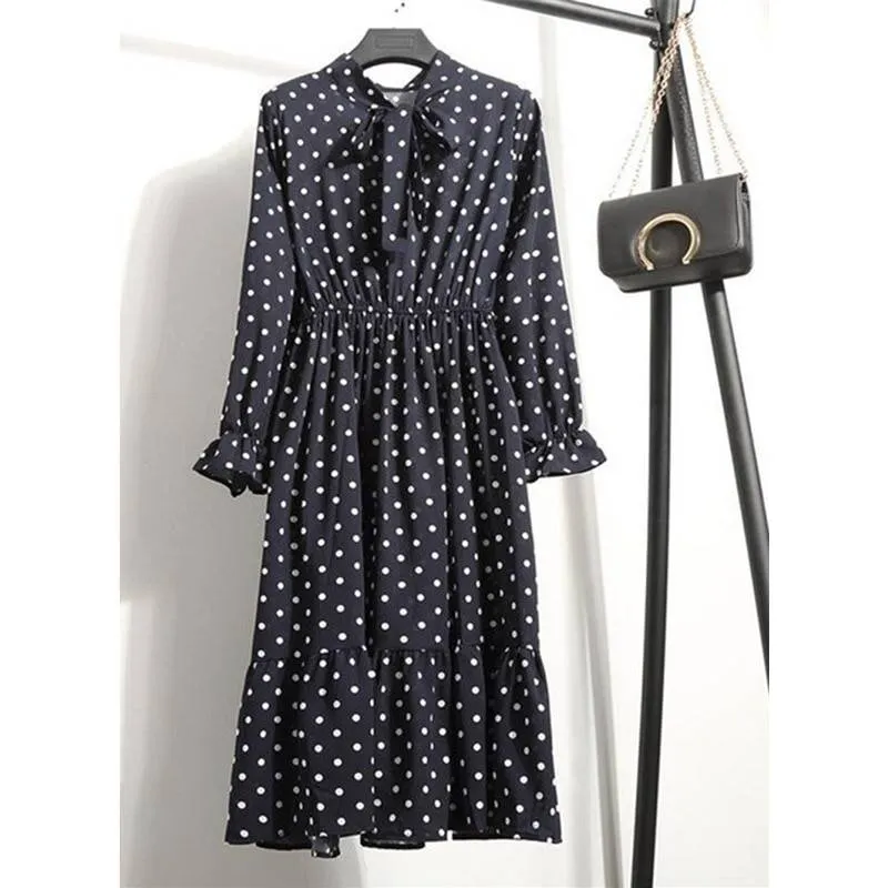 Trendy Polka Dot Dress