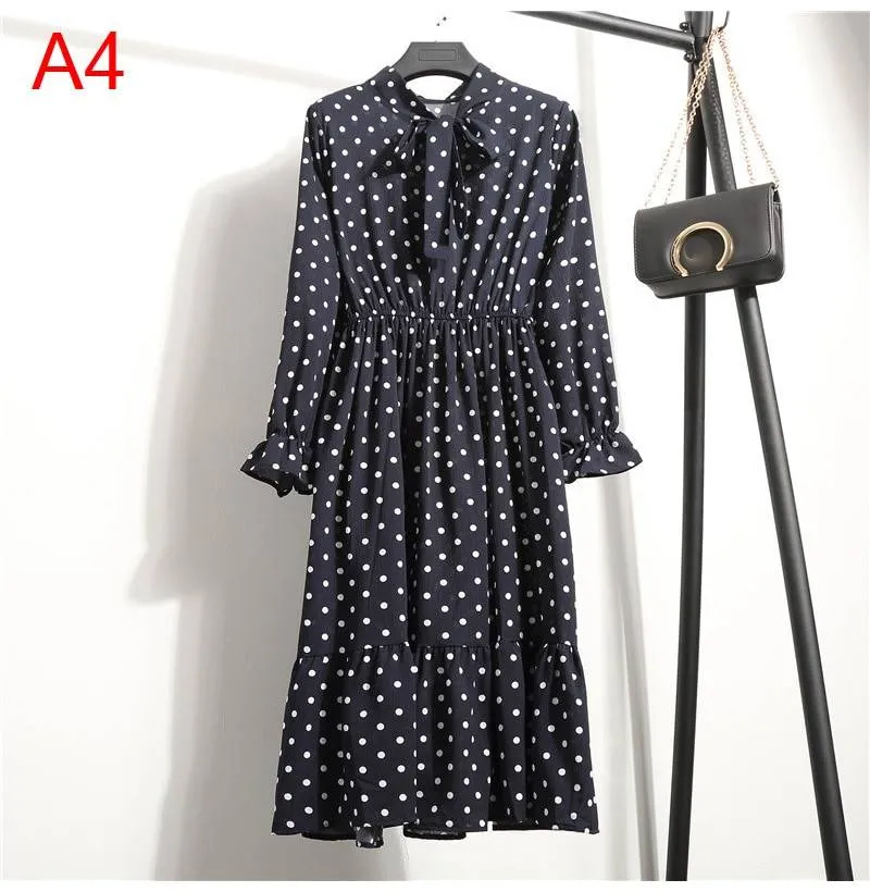 Trendy Polka Dot Dress