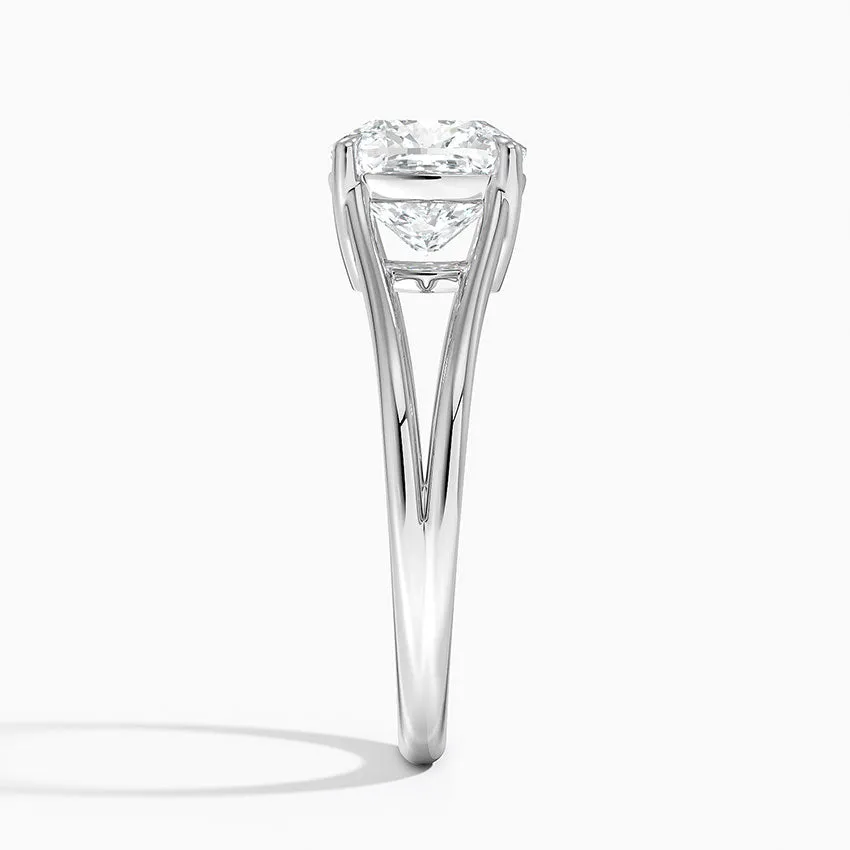 Tressa Split Shank Solitaire Engagement Ring [Setting Only] - EC106C