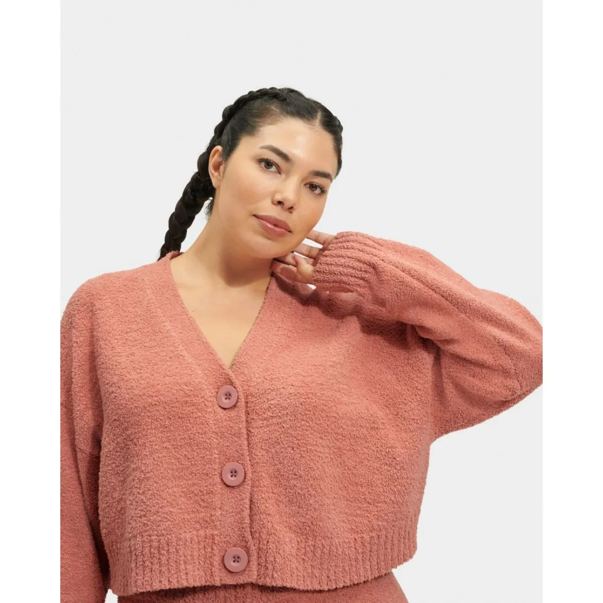 UGG Nyomi Cardigan Desert Coral  