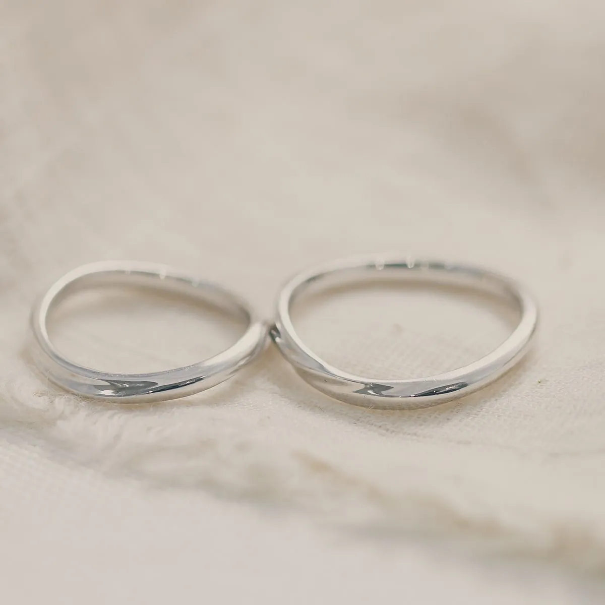 Unique Couple Wedding Ring Set - WM57