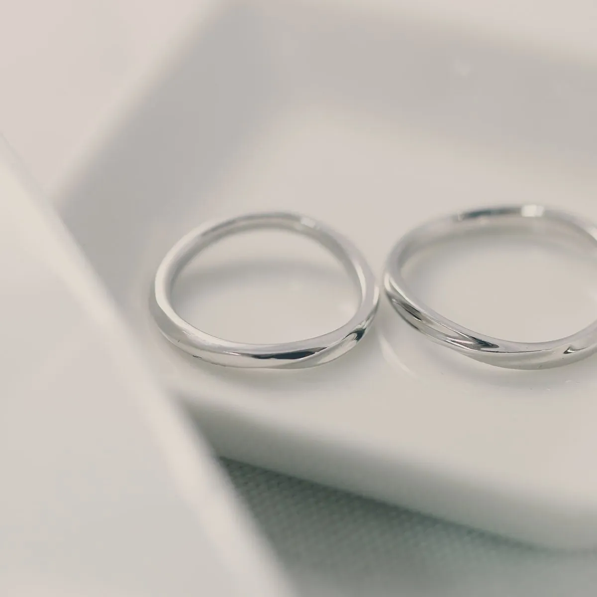 Unique Couple Wedding Ring Set - WM57