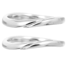 Unique Couple Wedding Ring Set - WM58