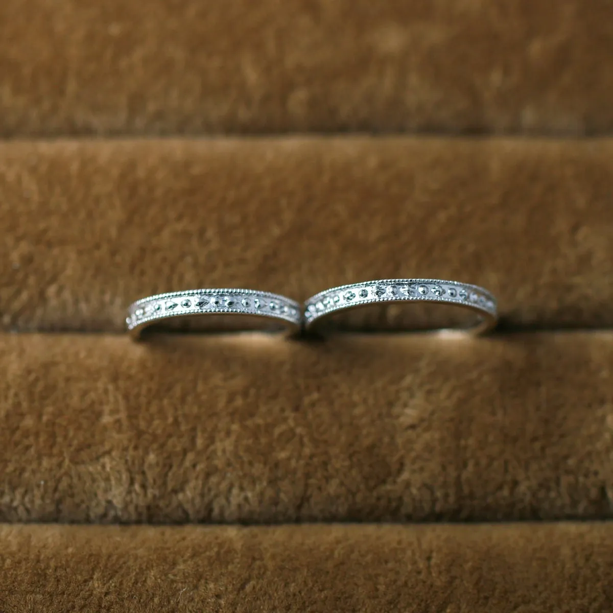 Unique Couple Wedding Ring Set - WM62