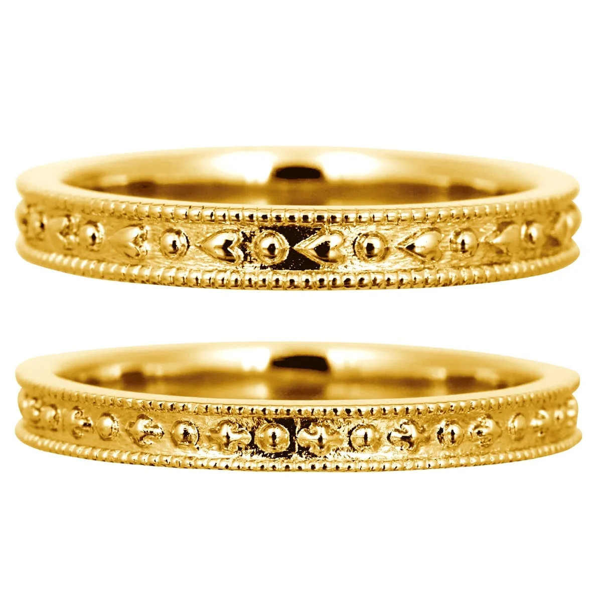 Unique Couple Wedding Ring Set - WM62