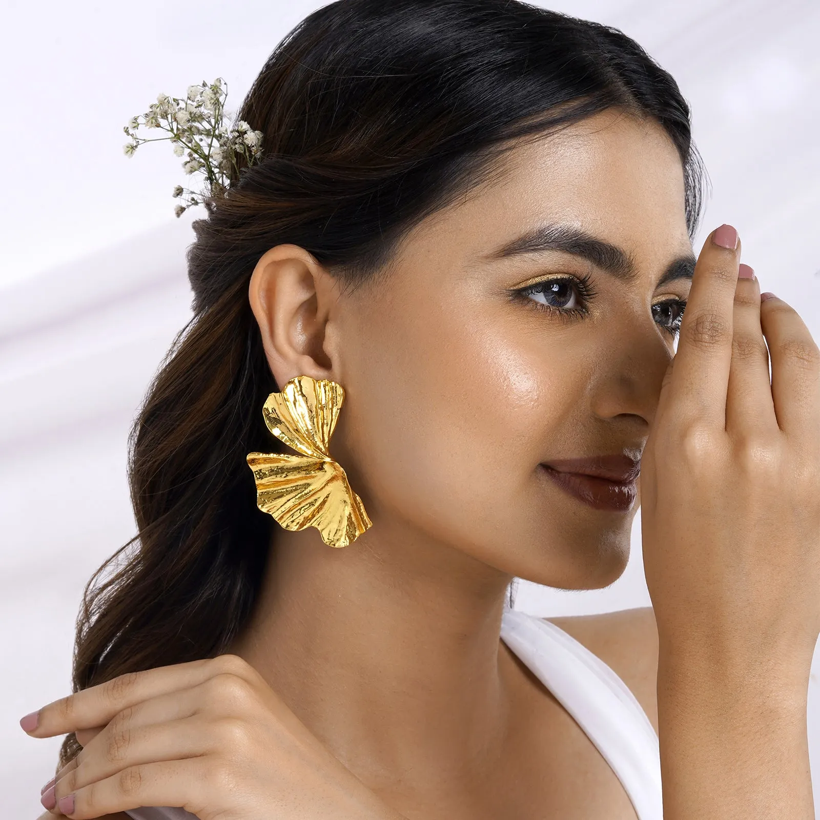 Ursinia Gold Earrings