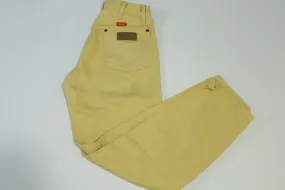 Wrangler Pro Rodeo Vintage 90's 14MWZWE Made in USA Yellow Cream Jeans