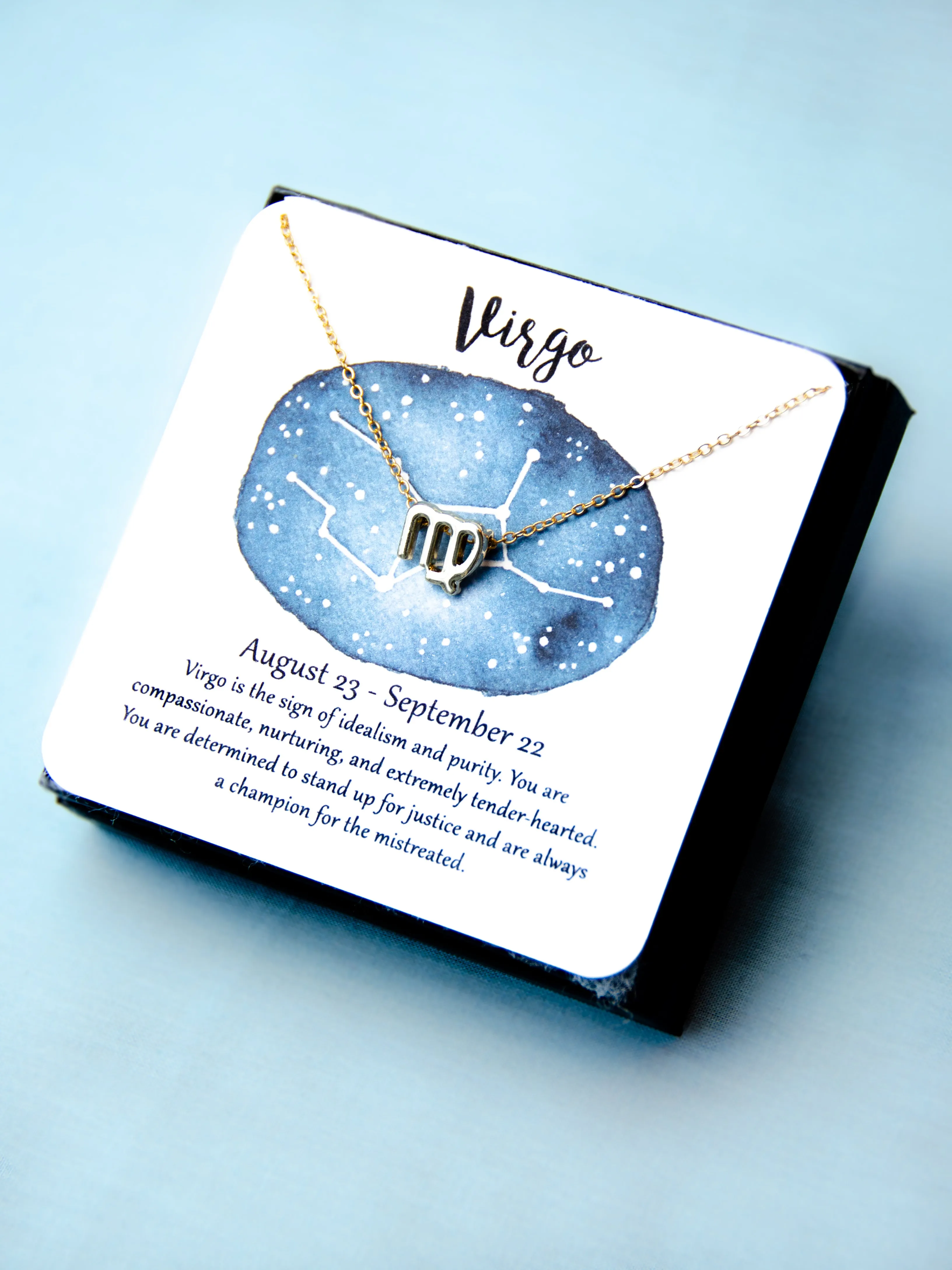 Zodiac Virgo Astrological Necklace